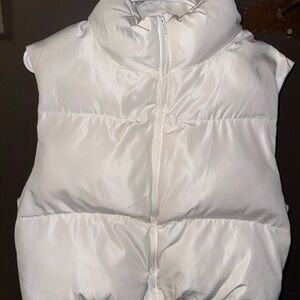 SHEIN White Puffer Jacket